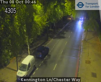 The road at Kennington Ln/Chester Way, live