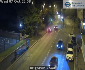 The road at Brighton Road, live