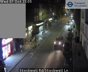 The road at Stockwell Rd/Stockwell Ln, live
