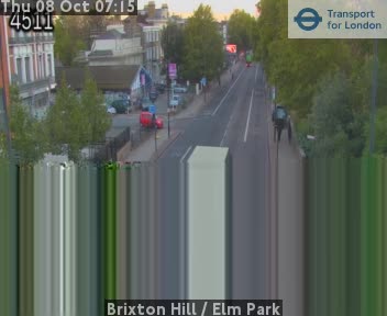 The road at Brixton Hill / Elm Park, live