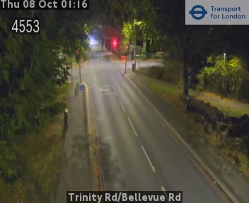 The road at Trinity Rd/Bellevue Rd, live