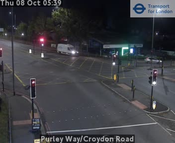The road at Purley Way/Croydon Road, live