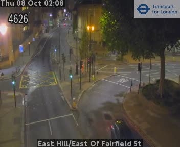 The road at East Hill/East Of Fairfield St, live