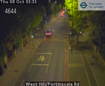 The road at West Hill/Portinscale Rd, live