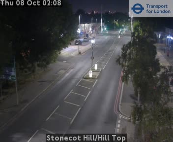 The road at Stonecot Hill/Hill Top, live
