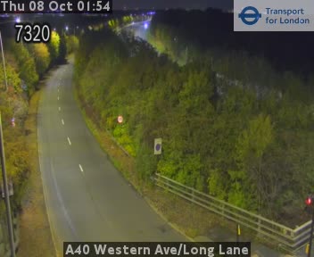 The road at A40 Western Ave/Long Lane, live