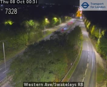 The road at Western Ave/Swakeleys RB, live