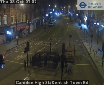 The road at Camden High St/Kentish Town Rd, live