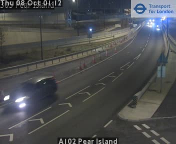 The road at A102 Pear Island, live