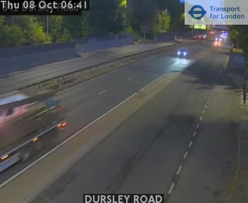 The road at DURSLEY ROAD, live