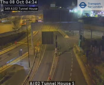 The road at A102 Tunnel House S, live