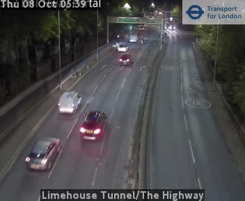 The road at Limehouse Tunnel/The Highway, live