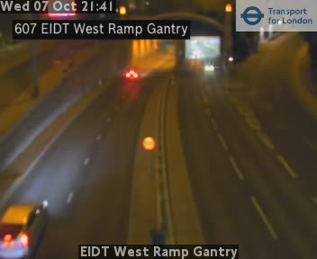 The road at EIDT West Ramp Gantry, live