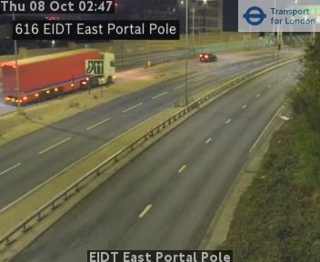 The road at EIDT East Portal Pole, live