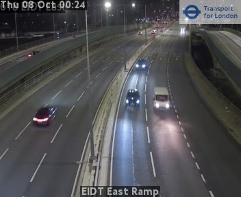 The road at EIDT East Ramp, live