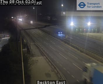 The road at Beckton East, live