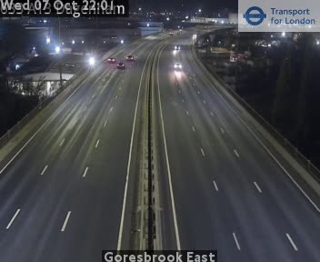 The road at Goresbrook East, live