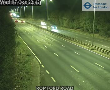 The road at ROMFORD ROAD, live